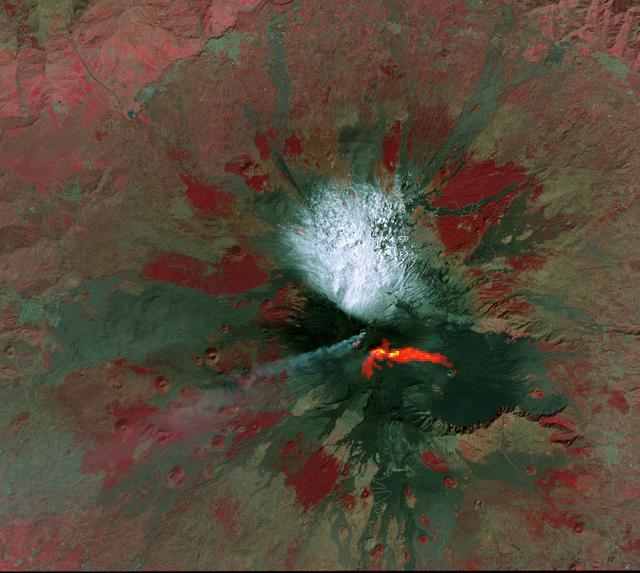 NASA image: Mt. Etna--February 26, 2021