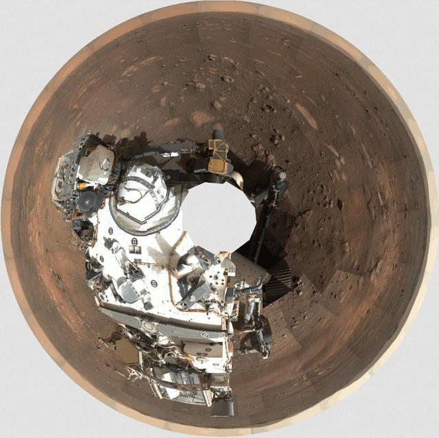 This animation shows the order in which the 142 images that make up Mastcam-Z's first 360-degree panorama were taken. Mastcam-Z is a pair of zoomable cameras on the mast, or "head," of NASA's Perseverance Mars rover.  Arizona State University in Tempe leads the operations of the Mastcam-Z instrument, working in collaboration with Malin Space Science Systems in San Diego.  A key objective for Perseverance's mission on Mars is astrobiology, including the search for signs of ancient microbial life. The rover will characterize the planet's geology and past climate, pave the way for human exploration of the Red Planet, and be the first mission to collect and cache Martian rock and regolith (broken rock and dust).  Subsequent NASA missions, in cooperation with ESA (European Space Agency), would send spacecraft to Mars to collect these sealed samples from the surface and return them to Earth for in-depth analysis.  Animation available at https://photojournal.jpl.nasa.gov/catalog/PIA24444
