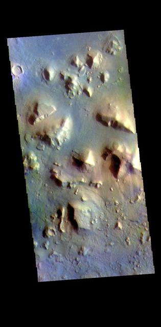 Cydonia Colles - False Color