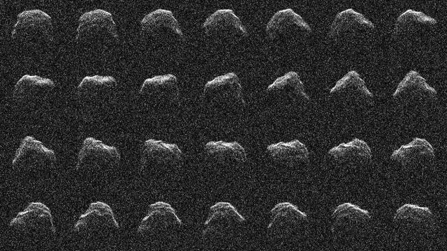 NASA image: Radar Reveals the Surface of Asteroid 2016 AJ193