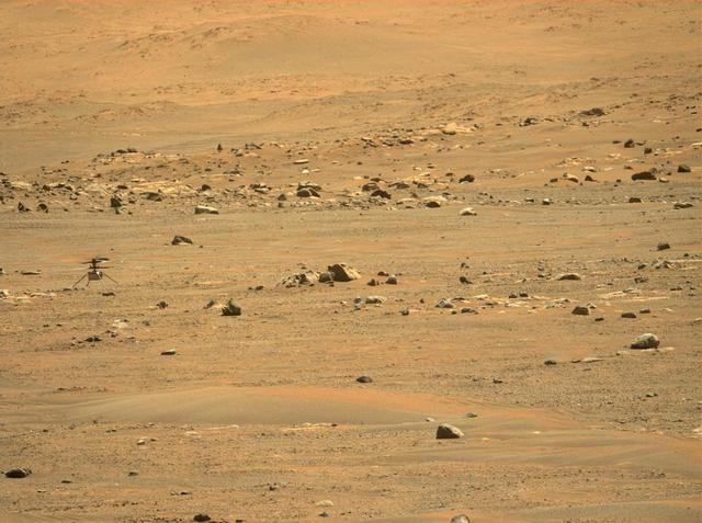 NASA image: Mastcam-Z Views Ingenuity After Fifth Flight