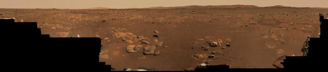 NASA image: Mastcam-Z's 360-degree View of Van Zyl Overlook