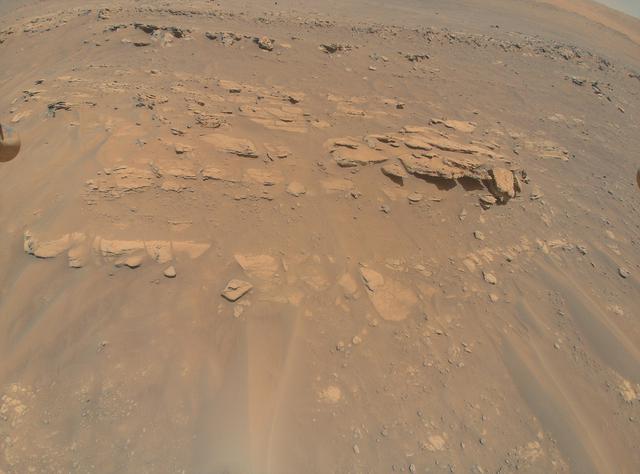 NASA image: Mars Mound from Ingenuity Helicopter's Perspective