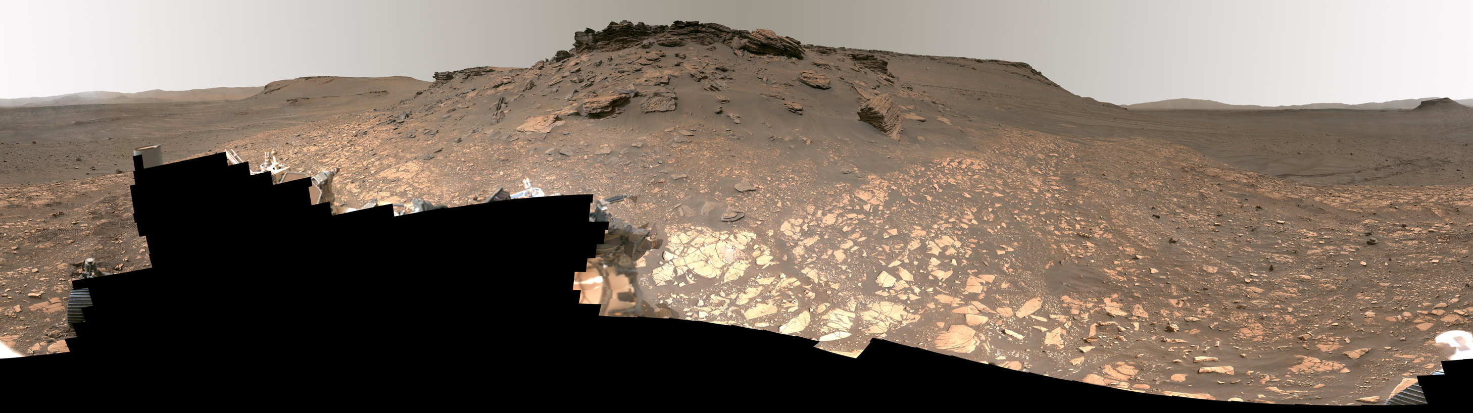 Perseverance panorama of Jezero Crater delta — NASA/JPL-Caltech/ASU/MSSS