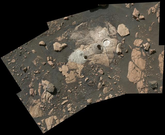 NASA image: Sample Collection and Rock Analysis at Wildcat Ridge