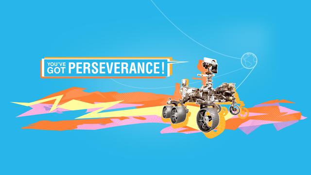 NASA image: You've Got Perseverance! Illustration