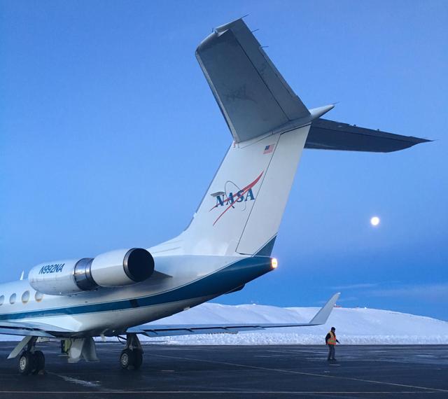 NASA's OMG at Thule Air Base, Greenland