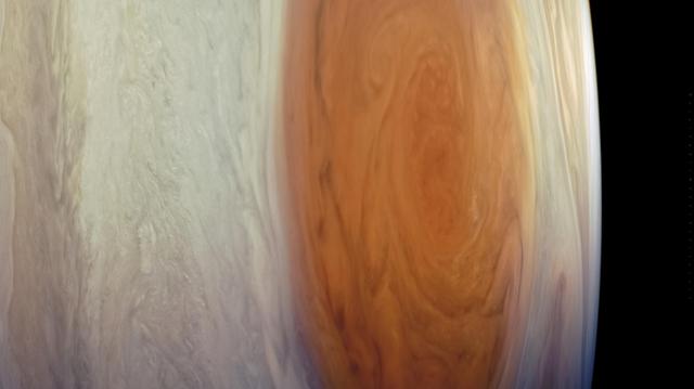NASA image: Jupiter's Great Red Spot: Both Deep and Wide