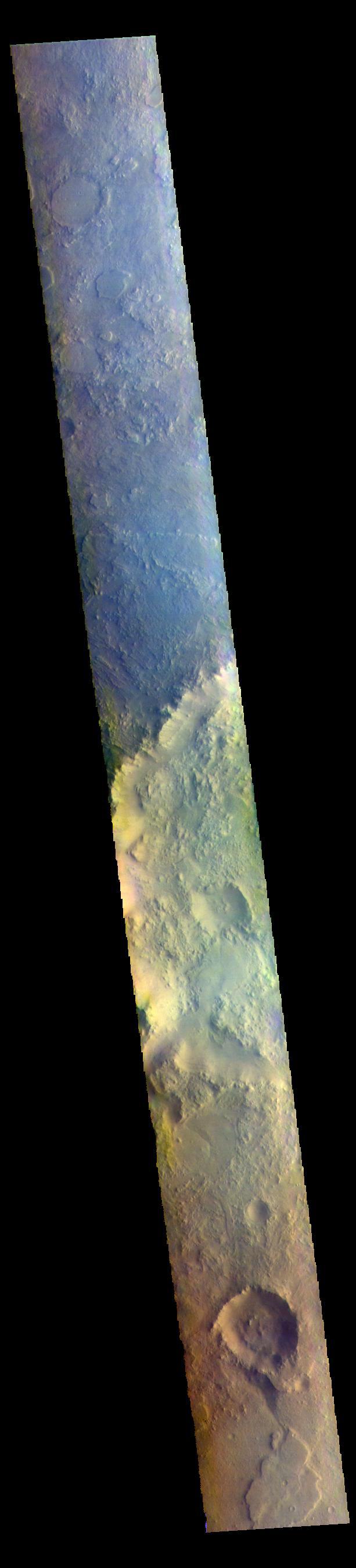 NASA image: Terra Sabaea - False Color