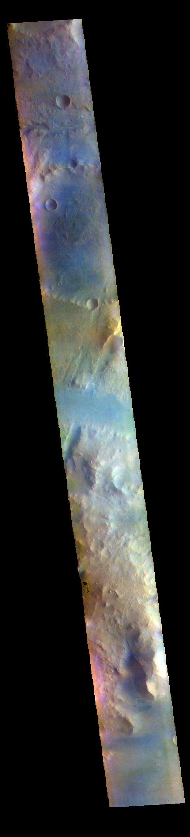 NASA image: Terra Sabaea - False Color