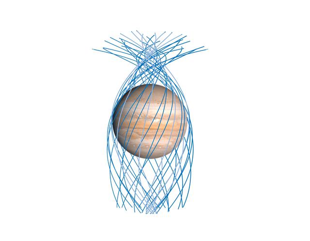 NASA image: Five Years of Juno Orbits