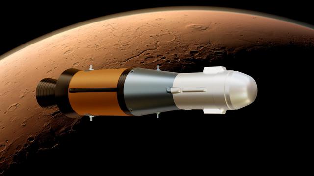 NASA image: Mars Samples in Orbit (Illustration)