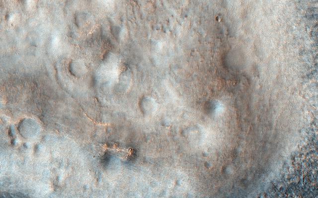 NASA image: Possible Mud Volcanoes on Mars