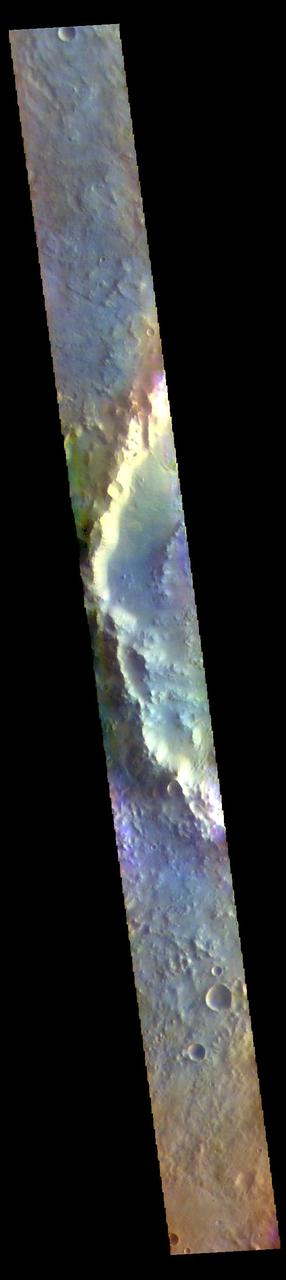 Terra Sabaea Craters - False Color