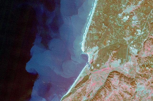 NASA image: Nazare, Portugal