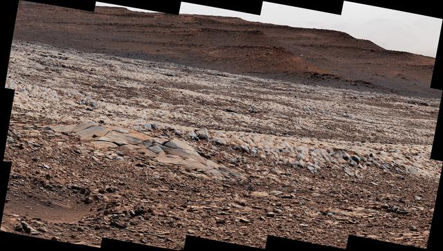 NASA image: Curiosity Finds Gator-Back Rocks on Greenheugh