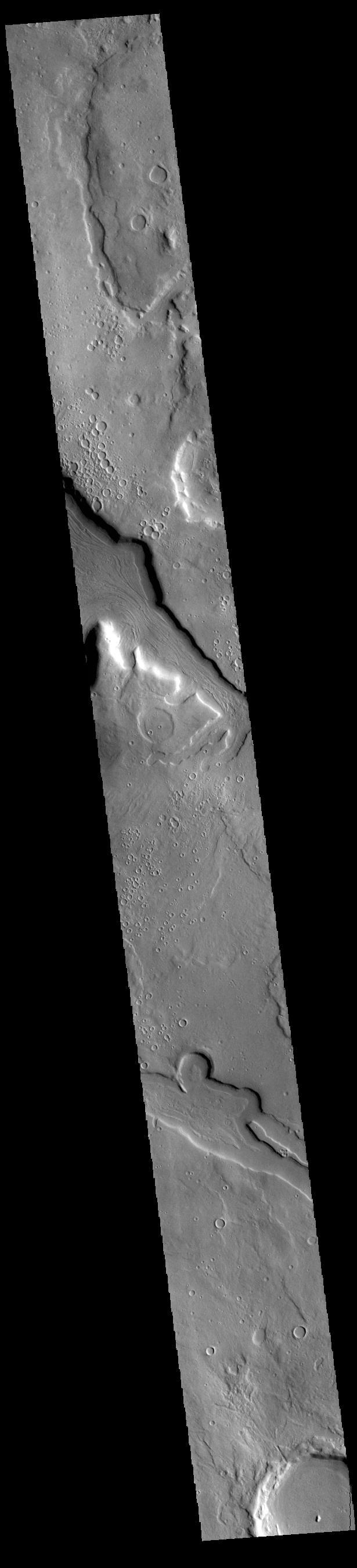 NASA image: Arabia Terra Channels