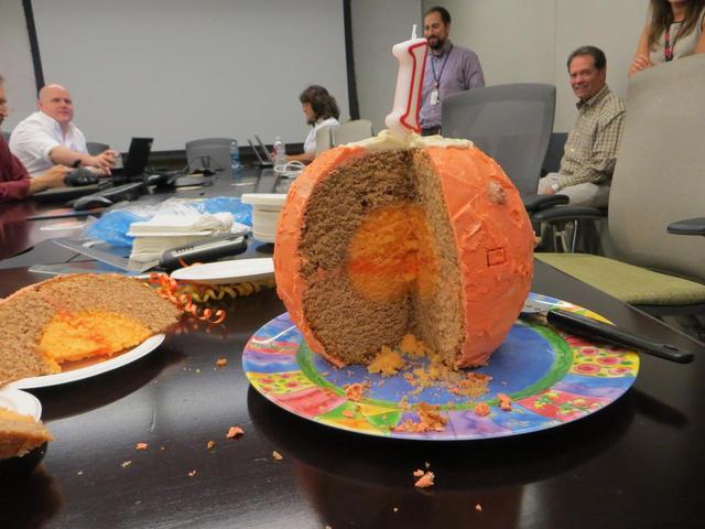 NASA image: InSight's Mars Birthday Cake