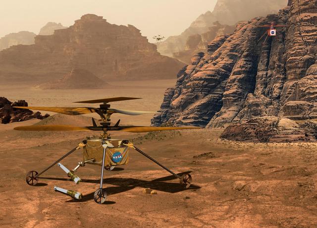 NASA image: NASA's Mars Helicopters: Present, Future, and Proposed