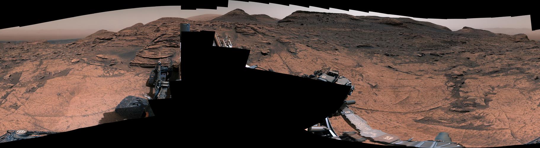 NASA image: Curiosity's 360-Degree Panorama of Avanavero Drill Site