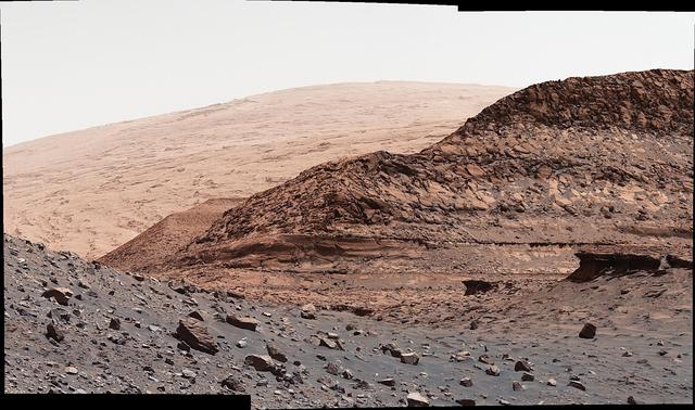 NASA image: Curiosity's Close-Up of Rocks in Paraitepuy Pass