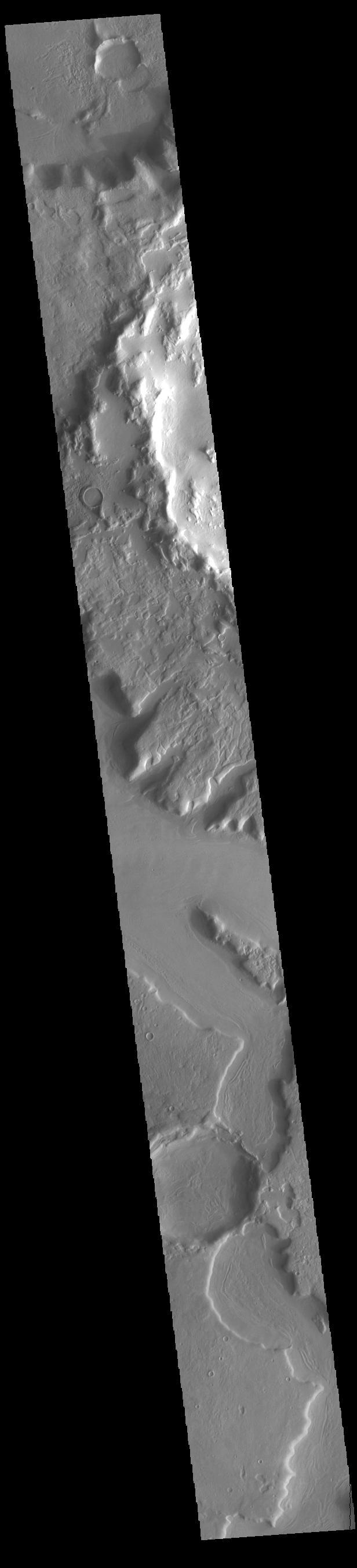 NASA image: Arabia Terra Channels