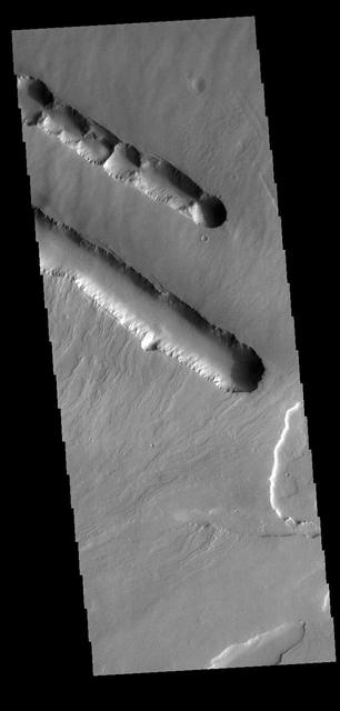 NASA image: Pavonis Fossae
