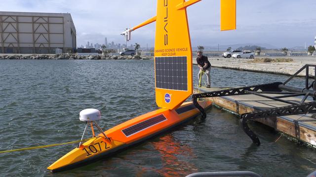 NASA image: S-MODE Saildrone in San Francisco Waters