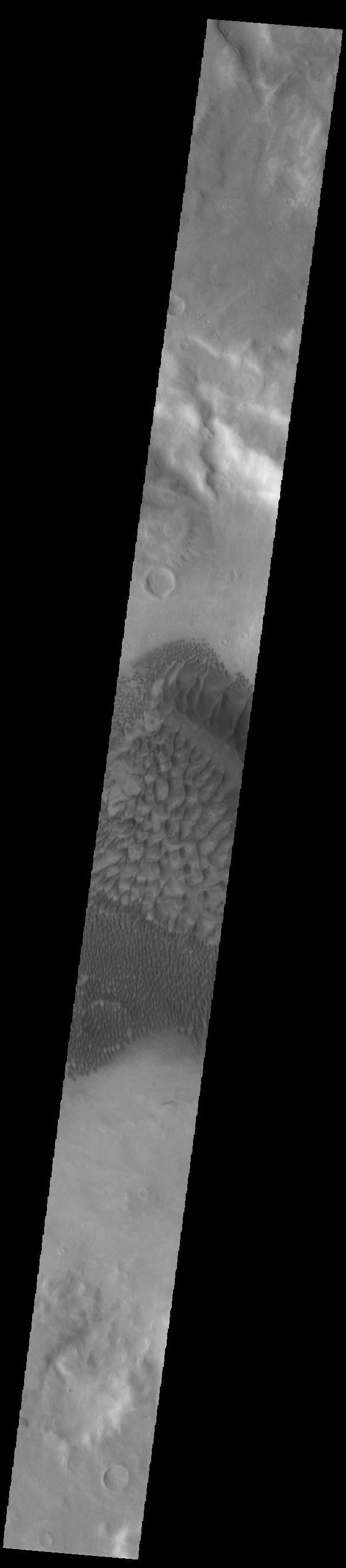 NASA image: Russell Crater Dunes
