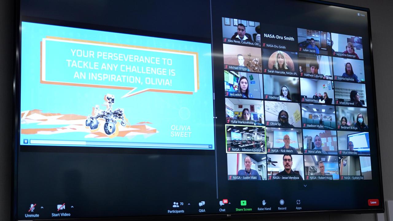 During a Dec. 6, 2022 webinar, students who have overcome academic challenges were honored with personal messages from the Perseverance rover on Mars, during a virtual meetup with team members for the "You've Got Perseverance" event. https://photojournal.jpl.nasa.gov/catalog/PIA25636