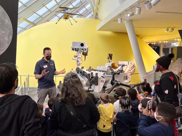 NASA image: Mars Rover and Team at Adler Planetarium