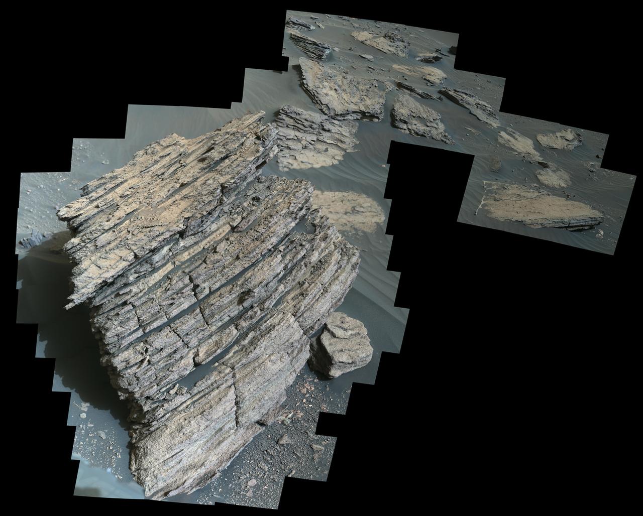 NASA's Perseverance Mars rover used its Mastcam-Z camera to capture this image of "Bettys Rock" on June 23, 2022, the 477th Martian day, or sol, of the mission.  This rock is named after Bettys Rock in Shenandoah National Park.  A key objective for Perseverance's mission on Mars is astrobiology, including the search for signs of ancient microbial life. The rover will characterize the planet's geology and past climate, pave the way for human exploration of the Red Planet, and be the first mission to collect and cache Martian rock and regolith (broken rock and dust).  Subsequent NASA missions, in cooperation with ESA (European Space Agency), would send spacecraft to Mars to collect these sealed samples from the surface and return them to Earth for in-depth analysis.  The Mars 2020 Perseverance mission is part of NASA's Moon to Mars exploration approach, which includes Artemis missions to the Moon that will help prepare for human exploration of the Red Planet.  Movie available at https://photojournal.jpl.nasa.gov/catalog/PIA25656