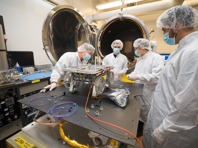 NASA image: CADRE Team Preps Flight Model for Thermal Testing