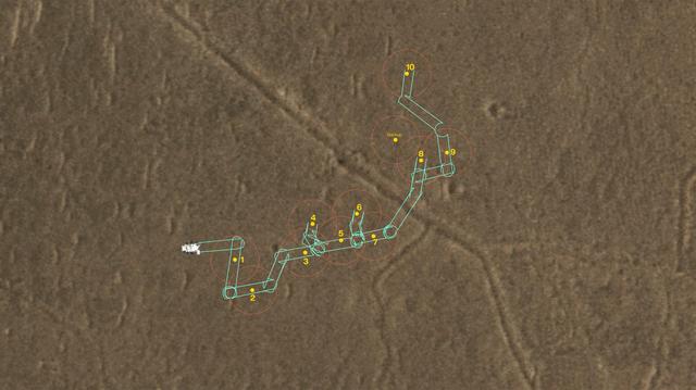 A Map of Perseverance's Depot Samples