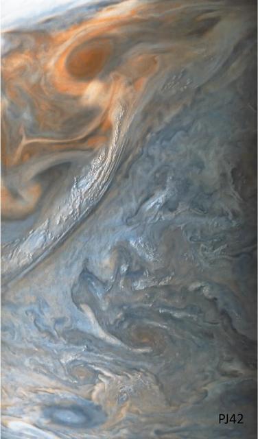 NASA image: JunoCam Captures a Northern Jet on Jupiter