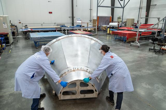 NASA image: SPHEREx Photon Shields Assembled