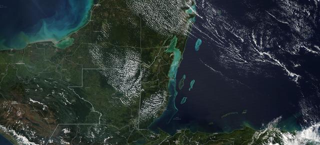 NASA image: Study Uses MODIS Data to Determine Belize Coral Reef Risk