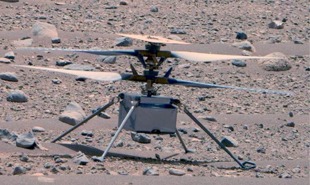 NASA image:  Ingenuity at Two Years on Mars
