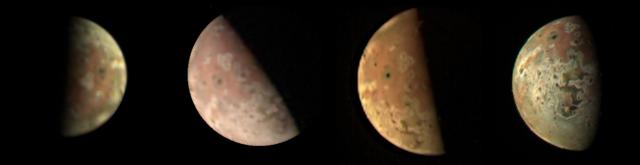 NASA image: 4 JunoCam Views of Jovian Moon Io