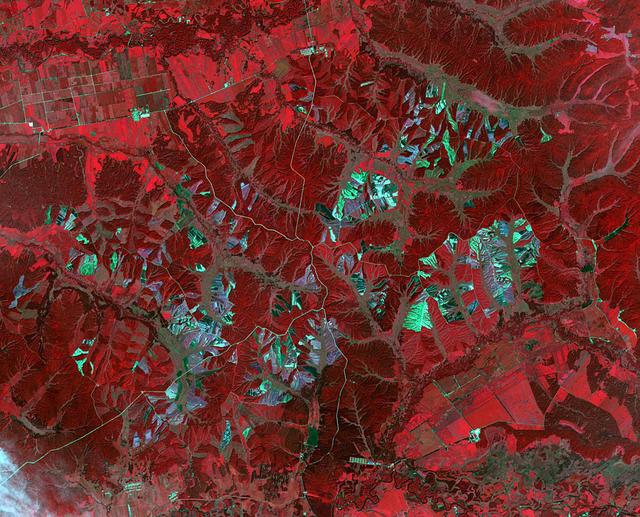 NASA image: Heilongjiang Province, China