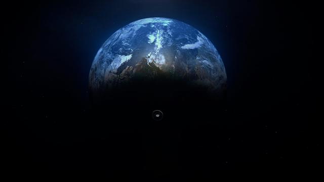 NASA image: Artist's Concept of the Earth Entry System for Mars Sample Return