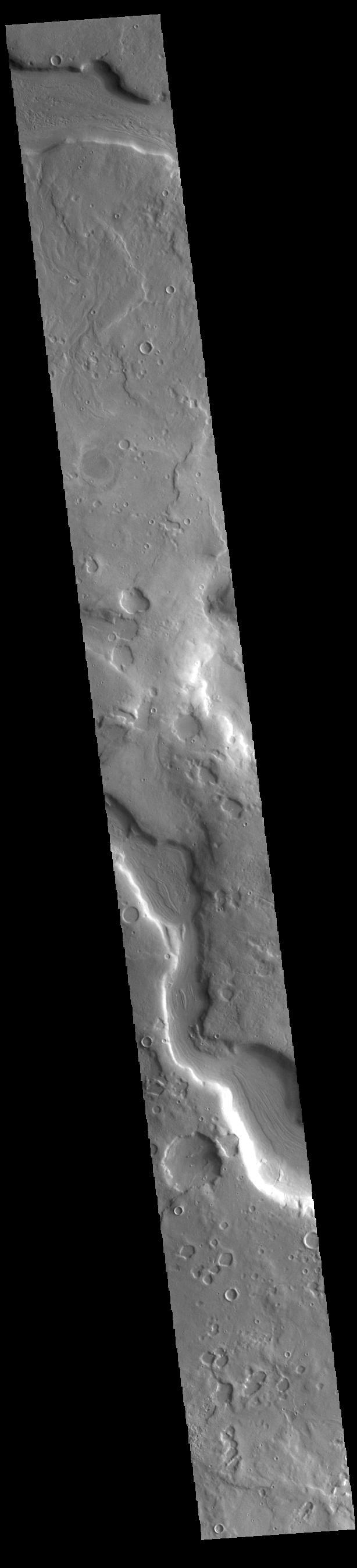NASA image: Arabia Terra Channel