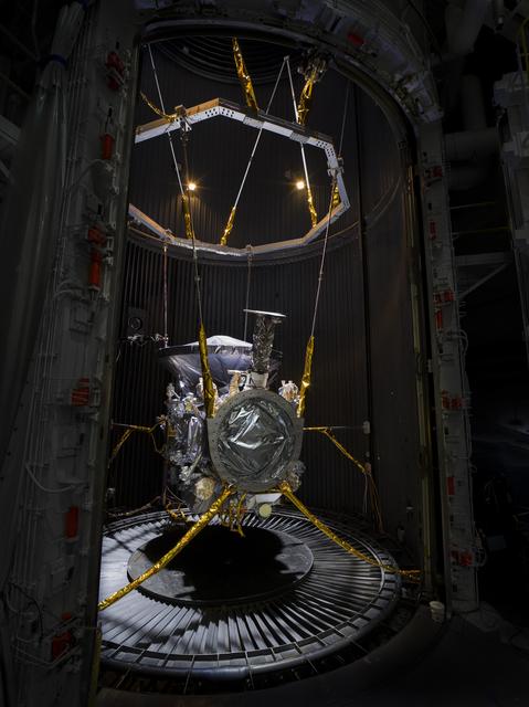 NASA image: Europa Clipper Prepares for Test in Space Simulator