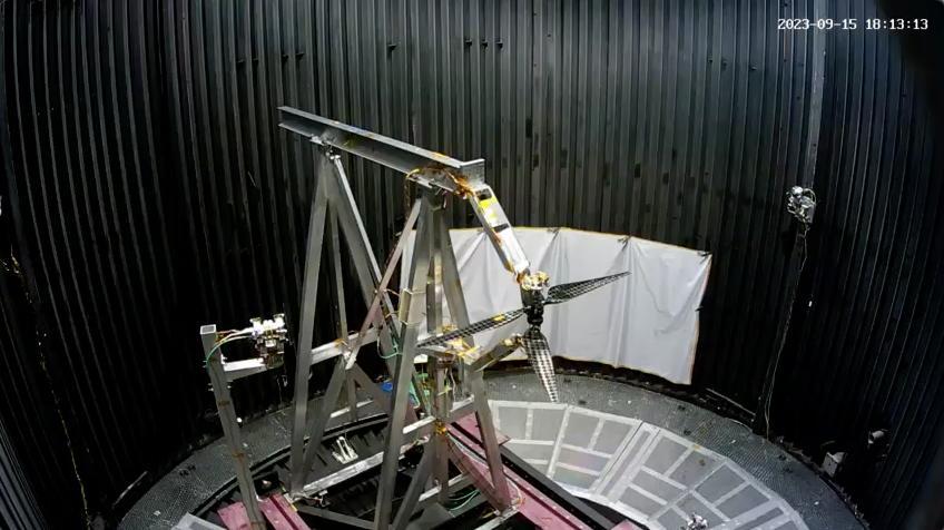 NASA image: Testing Next-Generation Mars Helicopter Rotors