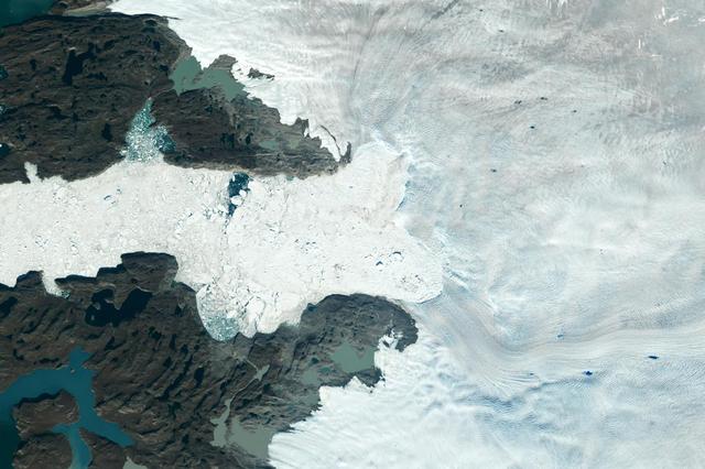 NASA image: Retreat of Greenland's Jakobshavn Isbrae Glacier