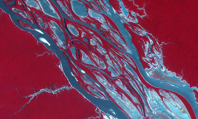 NASA image: Amazon Drought