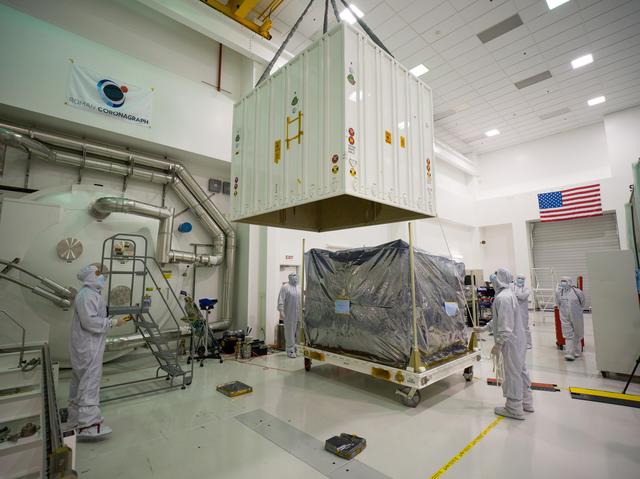 NASA image: Coronagraph Prepared for Shipping