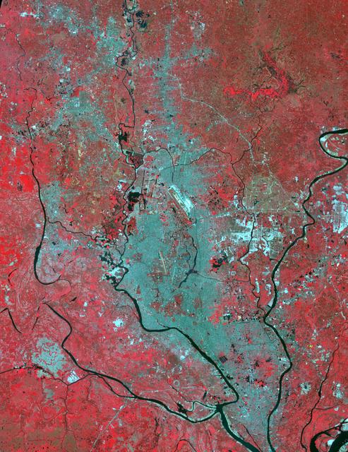 NASA image:  Rupganj, Bangladesh