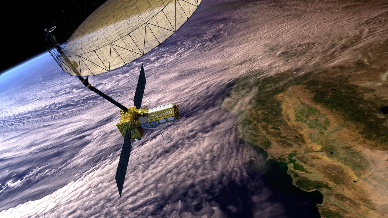 This artist's concept depicts the NISAR satellite in orbit over central and Northern California. Short for NASA-ISRO Synthetic Aperture Radar, NISAR is a joint mission of NASA and ISRO (Indian Space Research Organisation).  Scheduled to launch in 2024, NISAR features an advanced radar system to globally monitor changes to Earth's land and ice surfaces. The data it collects will deepen scientists' understanding of natural hazards, land use, climate change, and other global processes.  Housed within the satellite are two radar instruments: one from ISRO, and one built at NASA's Jet Propulsion Laboratory. The satellite also features an antenna reflector nearly 40 feet (12 meters) in diameter, supported by a deployable boom. Using this system, the satellite will bounce radar signals off nearly all the planet's solid surfaces twice every 12 days, tracking the motion of those surfaces down to fractions of an inch. The mission's measurements will also provide insights into other processes, including the dynamics of forests, wetlands, and agricultural lands.  NISAR is the first space-hardware collaboration between NASA and ISRO on an Earth-observing mission. JPL, which is managed for NASA by Caltech in Pasadena, California, leads the U.S. component of the project.  https://photojournal.jpl.nasa.gov/catalog/PIA26285