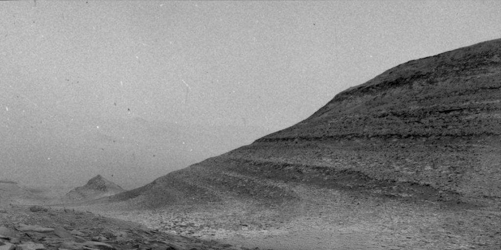 NASA image: Curiosity Sees Specks Caused By 2024 Solar Storm While Recording a Wind Gust on Mars